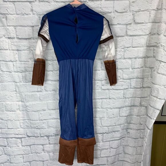 Captain America muscle halloween costume and mask boys M 7-8 - Picture 5 of 14